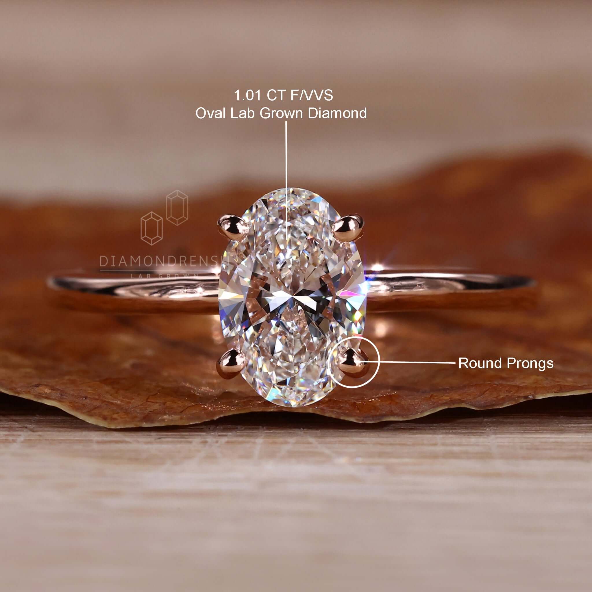 Buy lab grown diamond ring